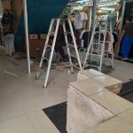 Pedagang Lokitasari Keluhkan Pemasangan Rolling Door di Tangga Lantai Dua